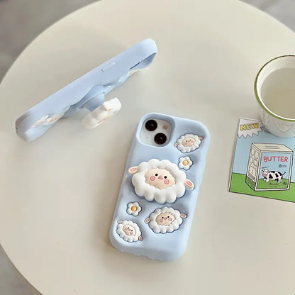 3D Cartoon Baby Sheep iPhone Case