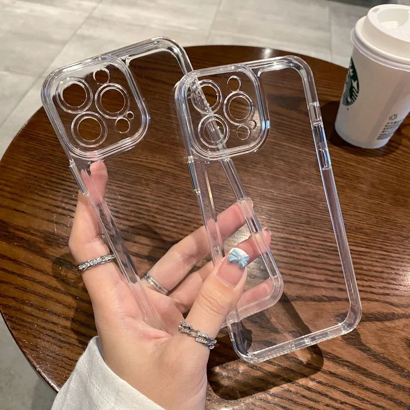 Premium Anti-Yellow Transparent iPhone Case