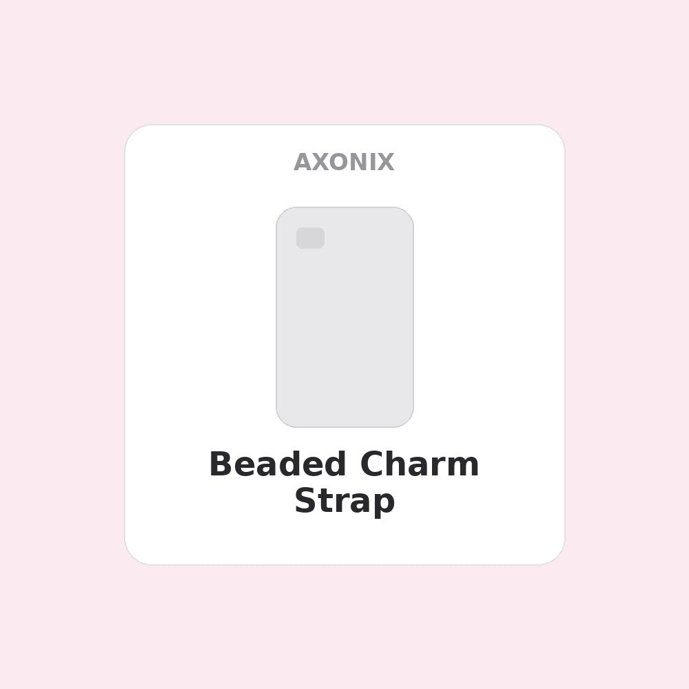 Beaded Phone Charm Strap