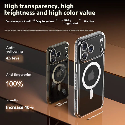 Original Clear Magnetic MagSafe Wireless Charging Case (Anti-Yellow)