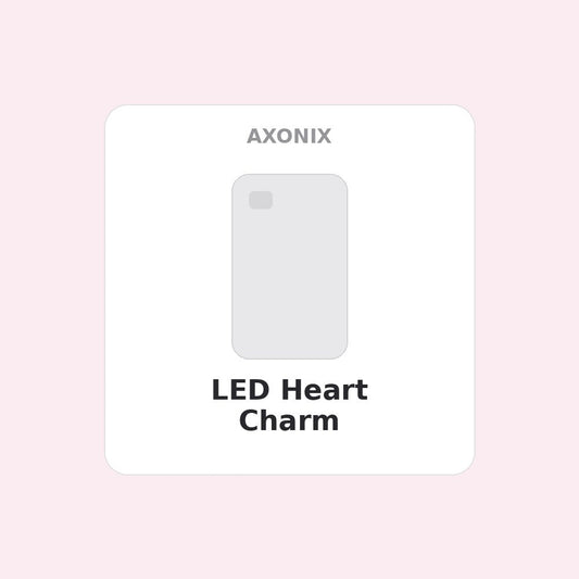 LED Heart Bag Charm